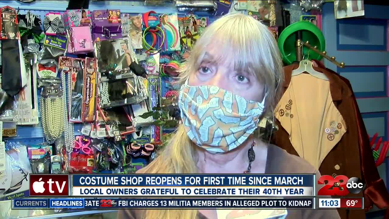 Fantasy Frocks, locally owned costume shop reopens after being closed since March