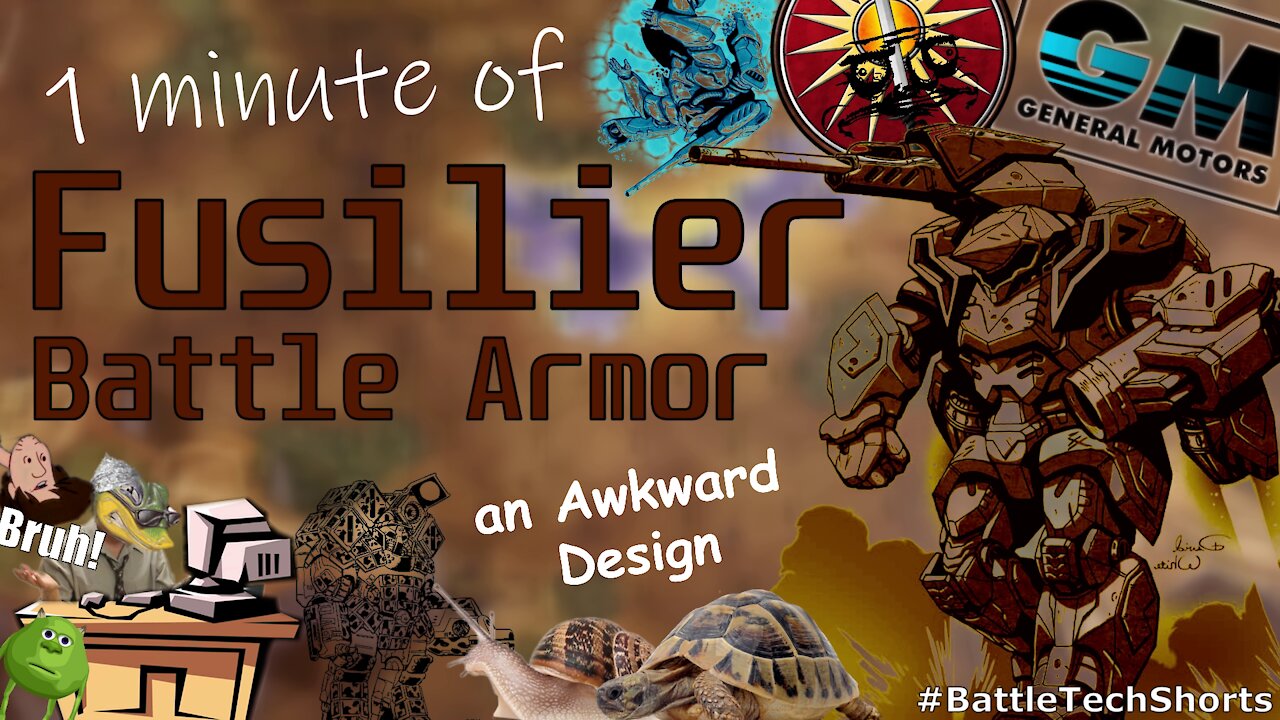 BATTLETECH #Shorts - Fusilier Battle Armor, an Awkward Design