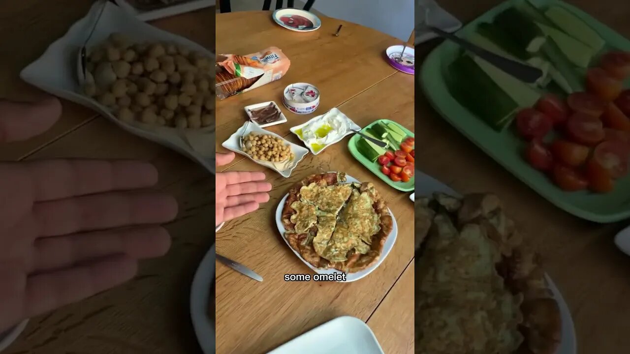 Beautiful Druze πΈπ¨ Style Breakfast #shorts