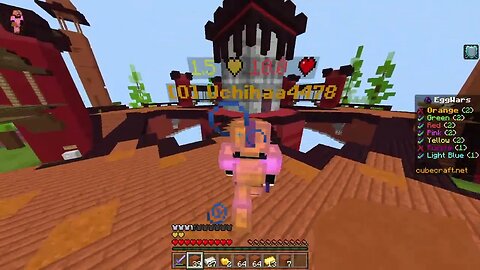 folded myself like a bozo in Cubecraft Eggwars