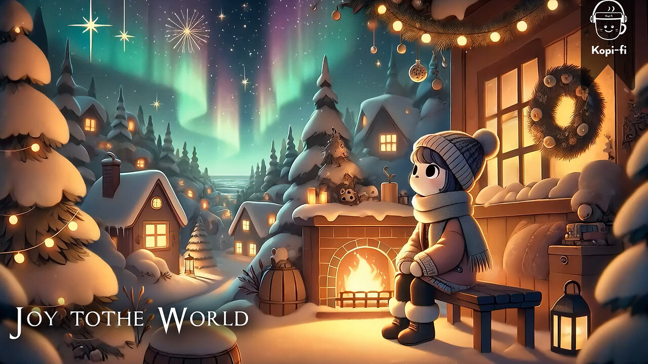 Joy To The World- Christmas Lofi Beats To Sleep, Relax, Chill, Study To