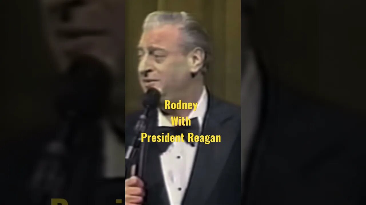 Rodney Dangerfield - Guess what he says in front of President Reagan….