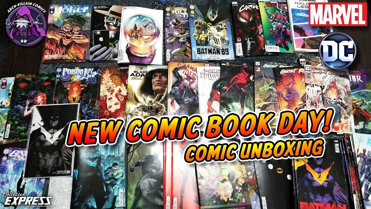 New COMIC BOOK Day - Marvel & DC Comics Unboxing July 6, 2022 - New Comics This Week 7-6-2022