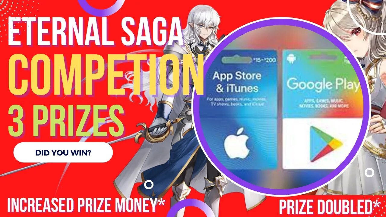 ETERNAL SAGA - COMPETITION IS HERE! - PRIZES - Check it out! Eternal Saga 競賽-中獎 경쟁-상을 타다