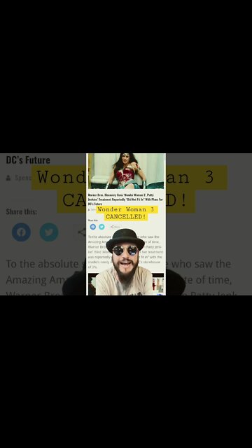 Wonder Woman 3 CANCELLED! Superman, Shazam, Black Adam Next?!?