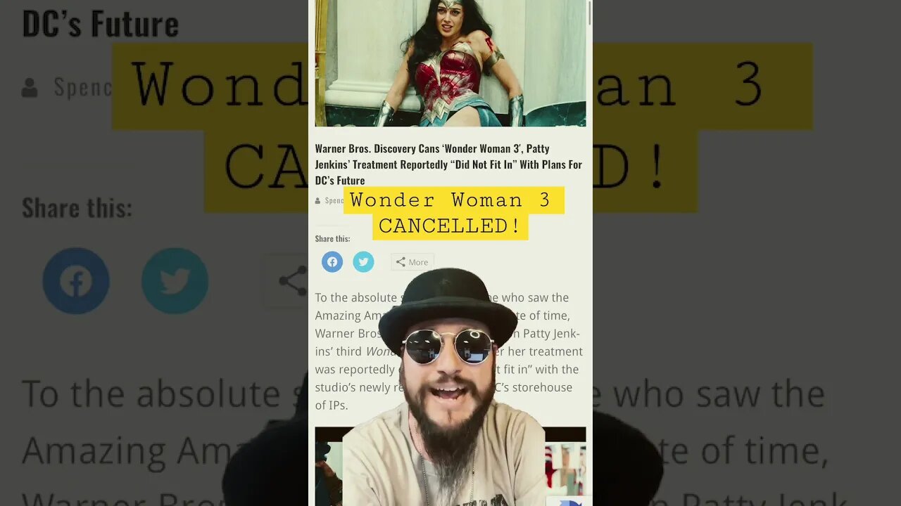 Wonder Woman 3 CANCELLED! Superman, Shazam, Black Adam Next?!?