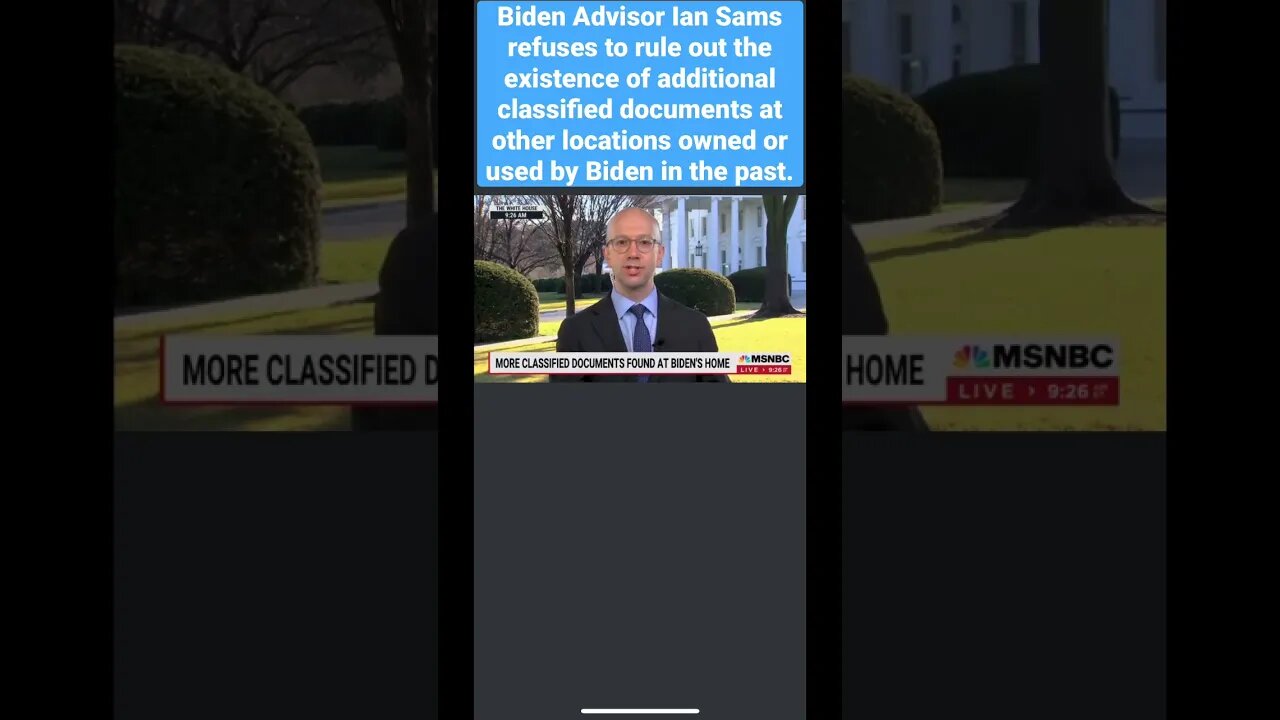 There may be more classified documents out there