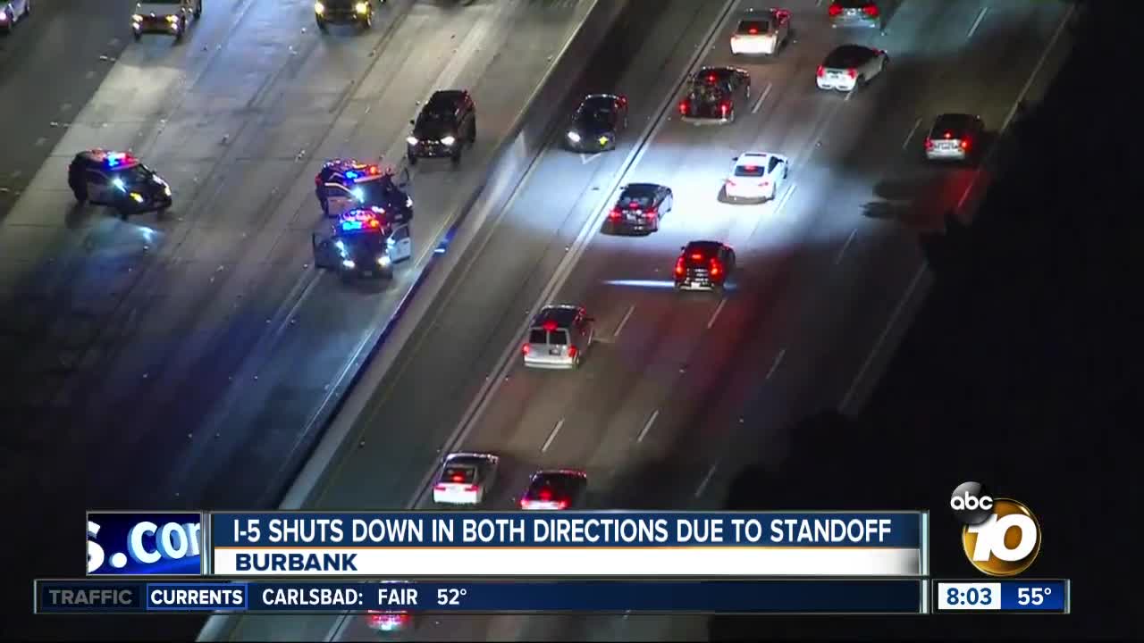 Wild LA-area police chase backs up traffic for miles on freeway