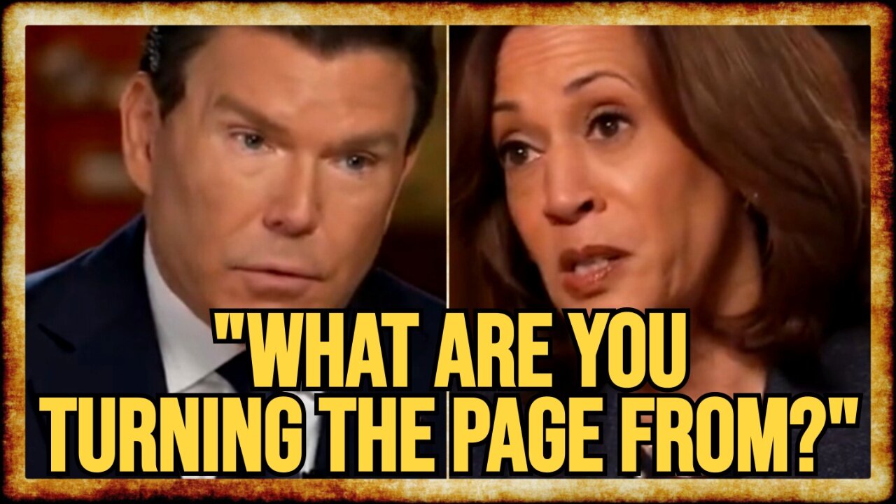 Bret Baier GRILLS Kamala on How She's DIFFERENT From Biden