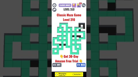 Classic Maze Game Level 310. #shorts