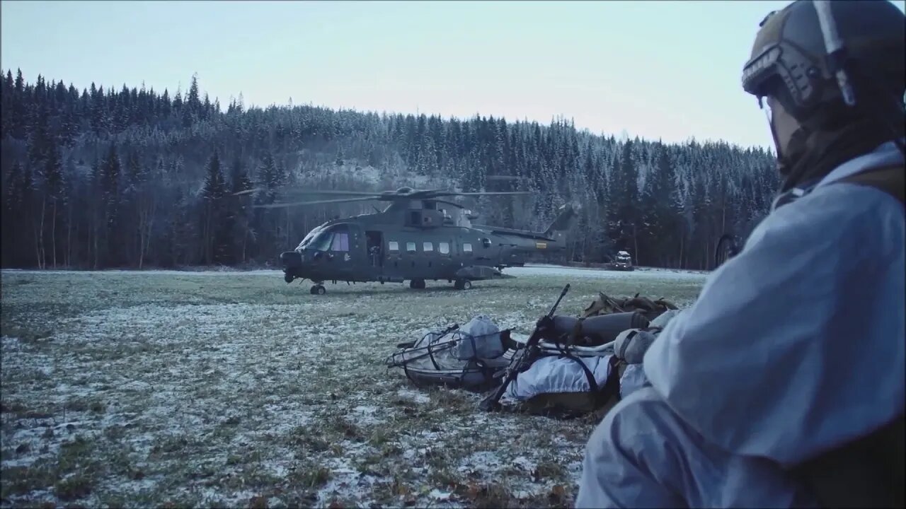 German, Norwegian and Danish forces train with helicopters - Trident Juncture 2018