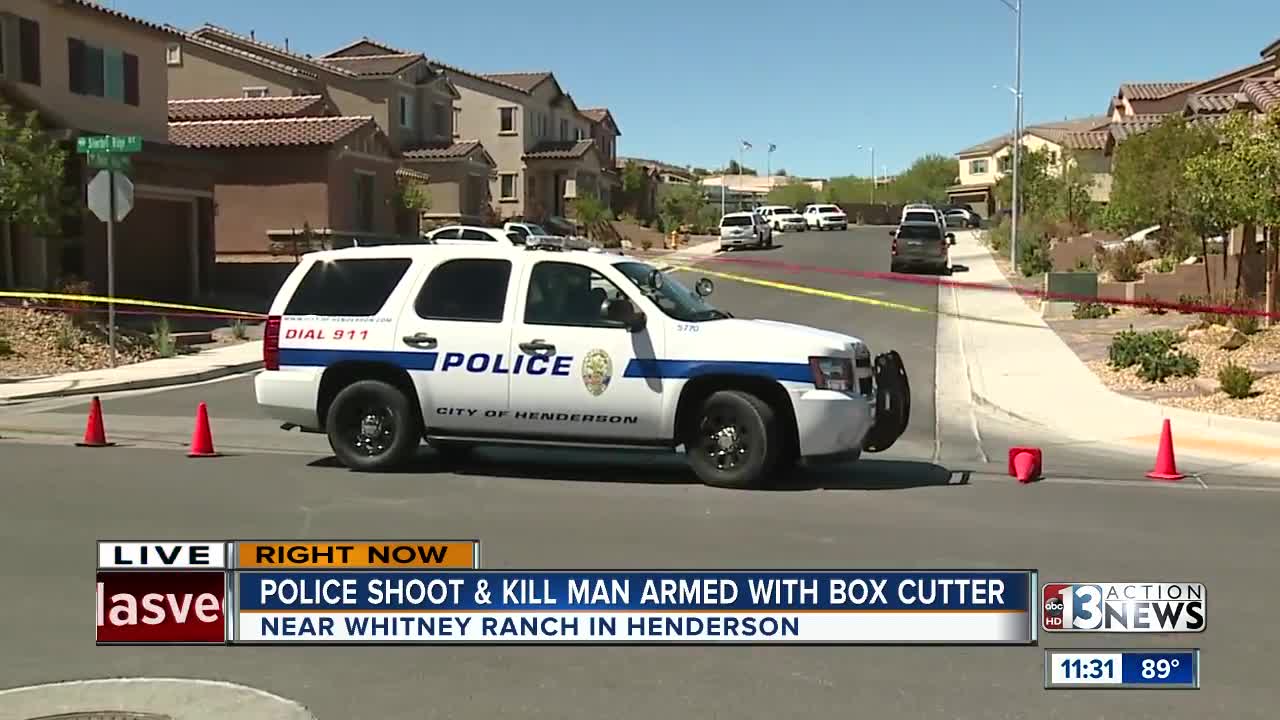 Man shot and killed by police in Henderson
