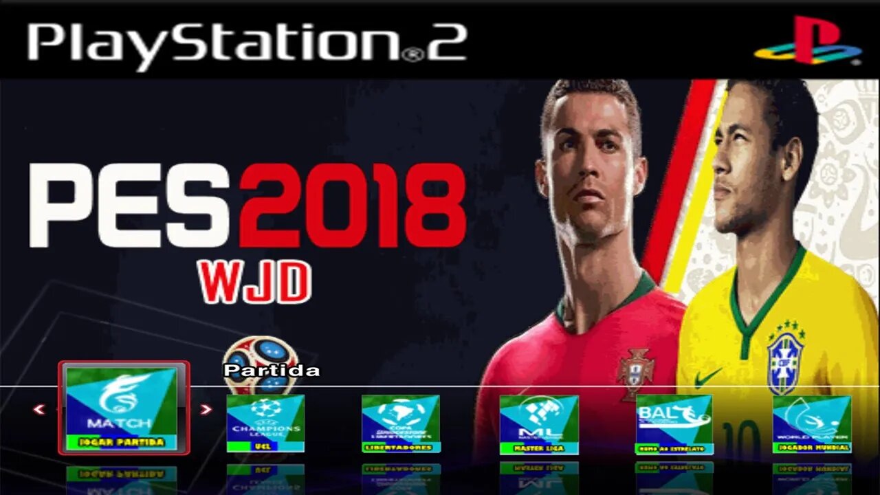 PES 2018(PS2) COPA DO MUNDO PLAYSTATION 2 EDITOR MATHEUS WJD