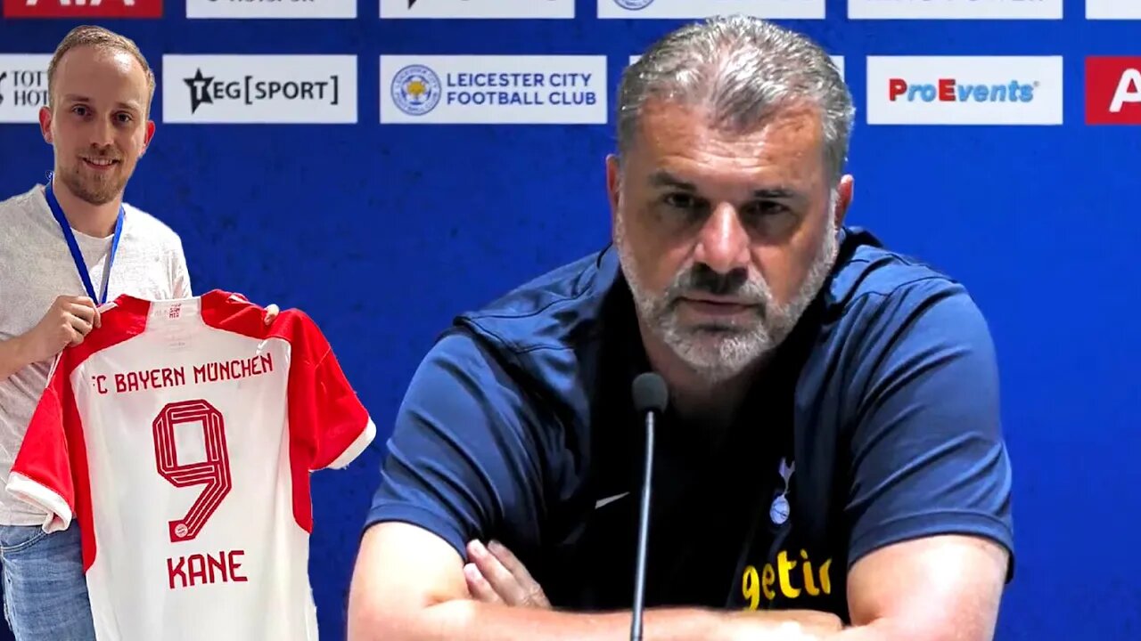 'Did you get a good laugh?' | Postecoglou UNIMPRESSED by Kane Bayern shirt | Tottenham v Leicester