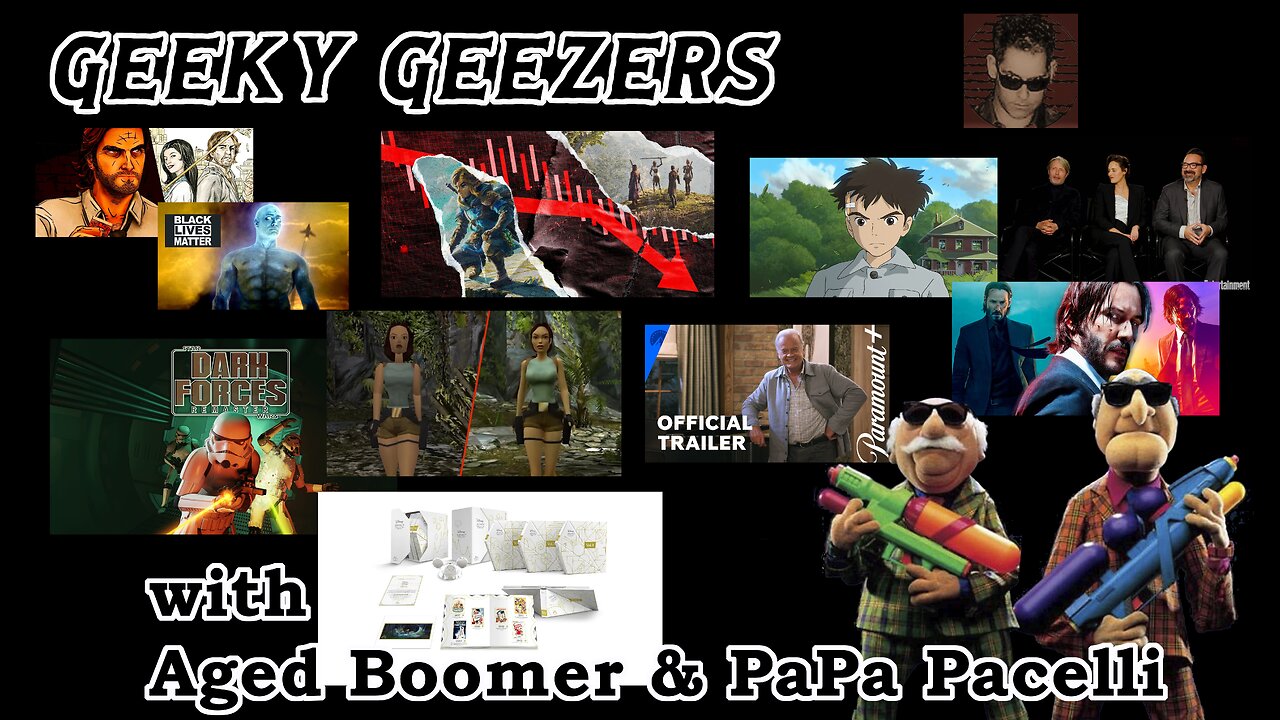 Geeky Geezers - classic Tomb Raider remasters, The Boy and the Heron trailer, Frasier returns to TV