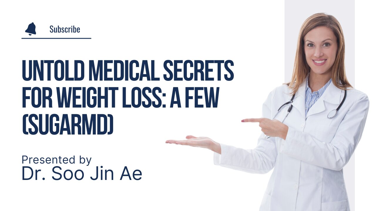 A Few Medical Expert Weight Loss Secrets You Were Not Told (SUGARMD)