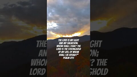 Psalms‬ ‭27:1 #God #Jesus #christian #light #salvation #Lord