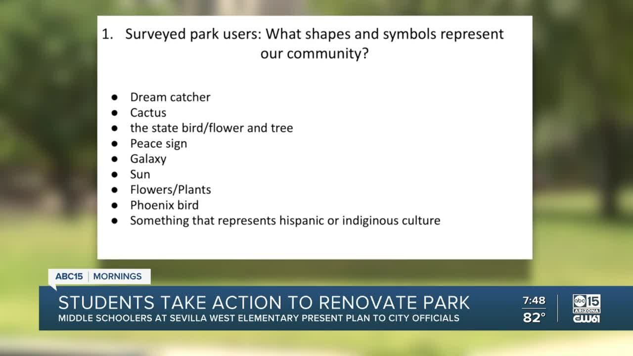 Students take action to fix up Phoenix neighborhood park