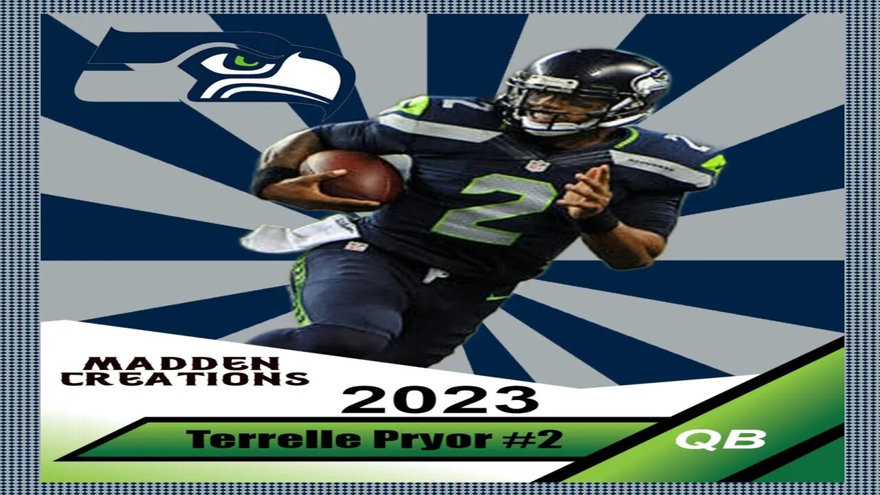How To Create Terrelle Pryor Madden 23 QB