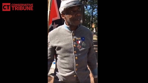 Black Confederate Supporter Scorches Anti-monument Sjws 1