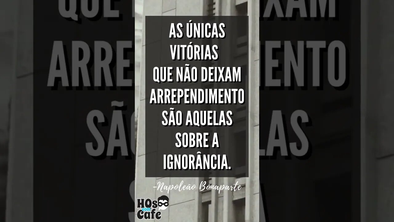 Frase do Napoleão Bonaparte | #shorts