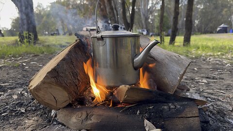 Billy Teas On The Campfire