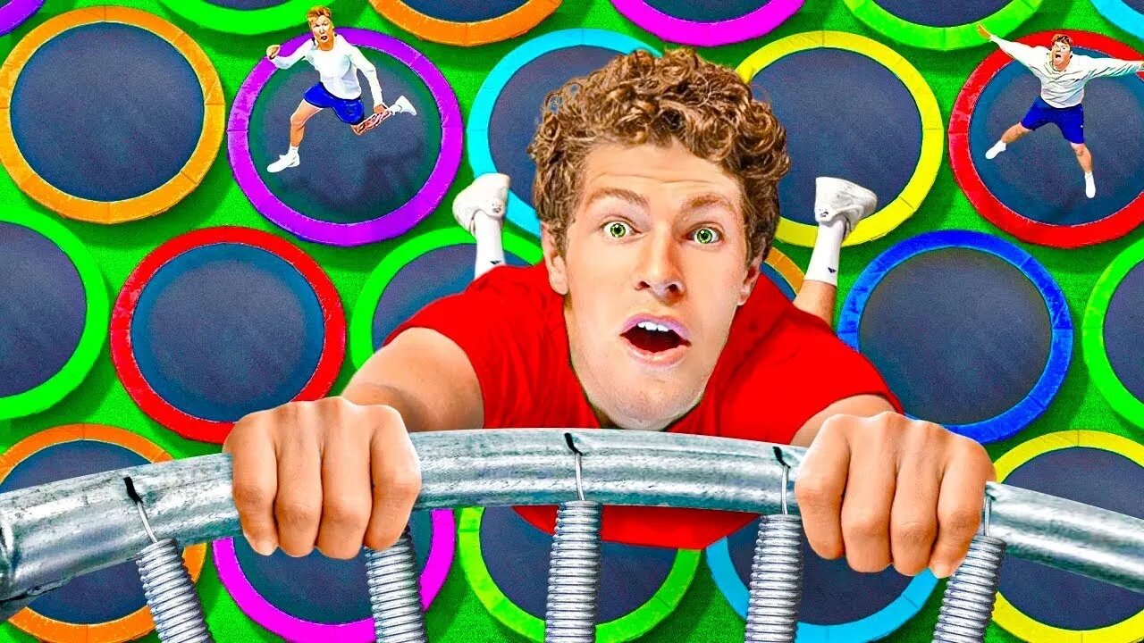 LAST TO STOP JUMPING WINS $10,000!! |Ben azelart |