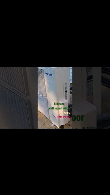 Mini Split Install NO more Ductwork @Samsung HVAC