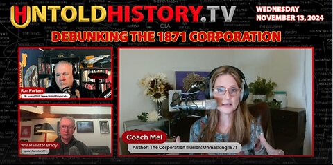 Guest Appearance on Untold History: Debunking The 1871 Corporation