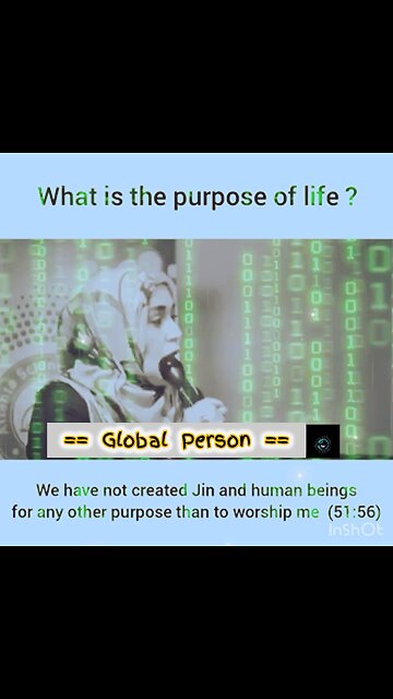 What is the purpose of life?