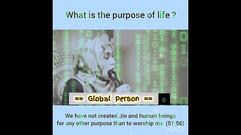 What is the purpose of life?