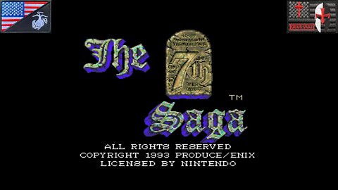 The 7th Saga (SNES - Attract Mode) [NA Version of "エルナード"]