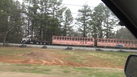 Spotting A CSX Work Train As We Go To Church 2-13-22