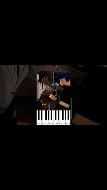 Who are you (Roblox Doors Animation) - Octave Piano Tutorial