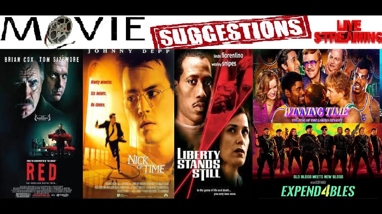 Movie Suggestions: RED, NICK OF TIME, LIBERTY STANDS STILL + HBO's Winning Time Ends + Expendables 4