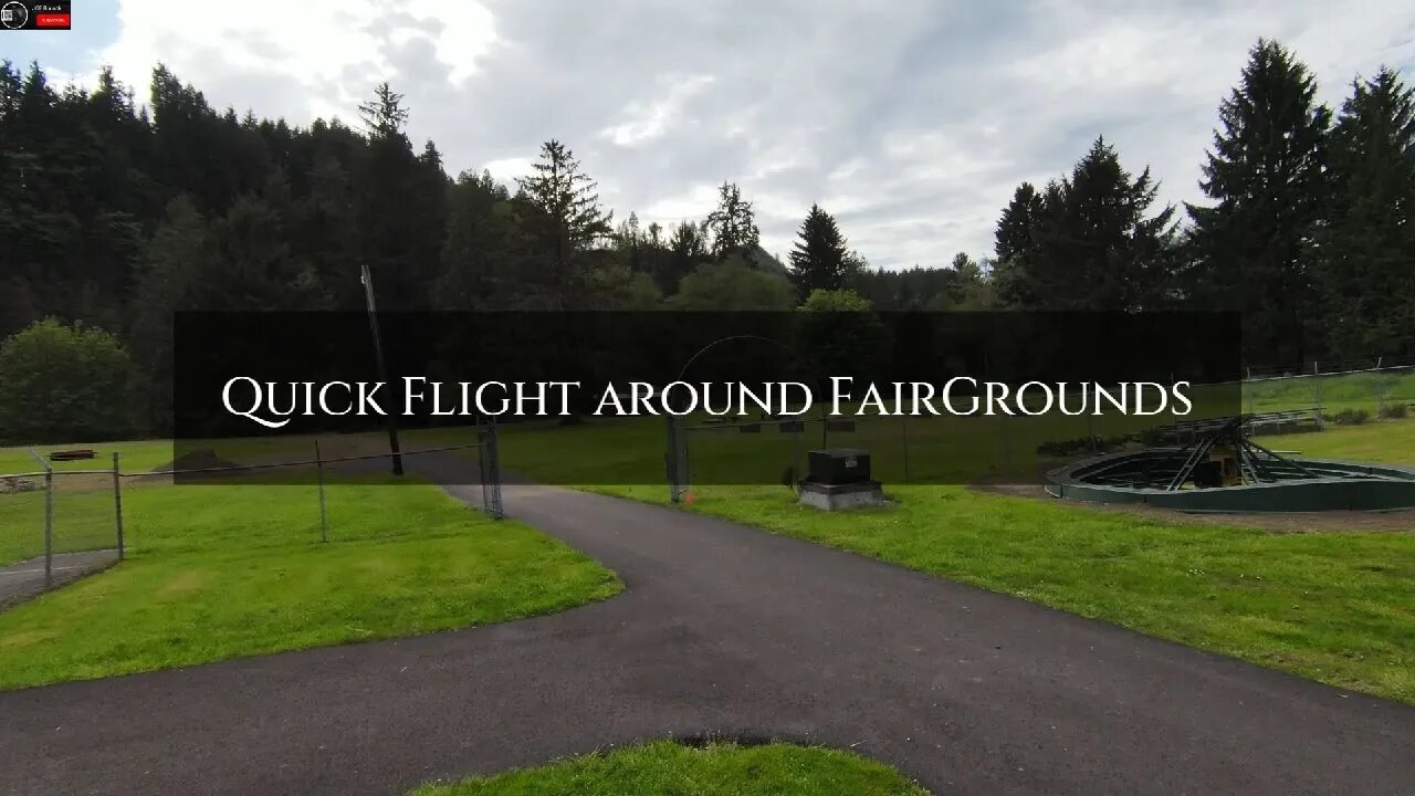 Quick Flight Around Fairgrounds