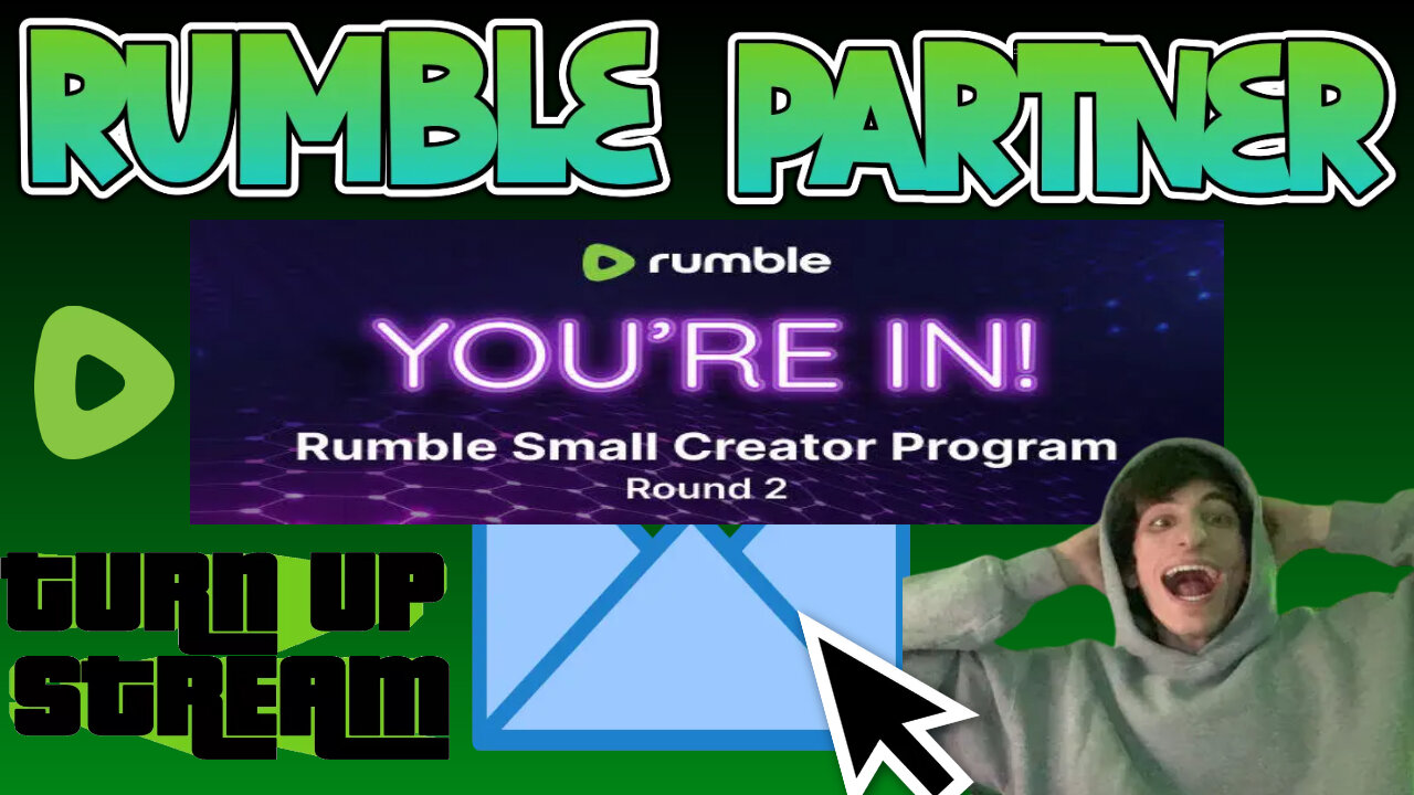 We Got Rumble Partnered today! Lets turn up! 🥳🍾#RumbleTakeover #RumblePartner