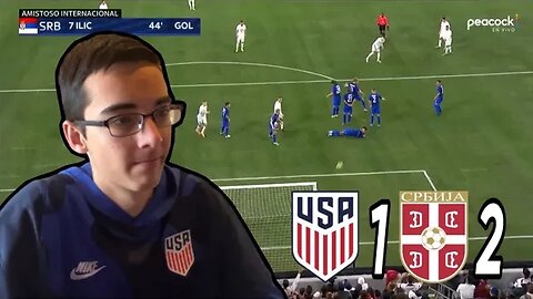 AMERICAN REACTS TO USA (1) VS SERBIA (2) | INTERNATIONAL FRIENDLY 2023