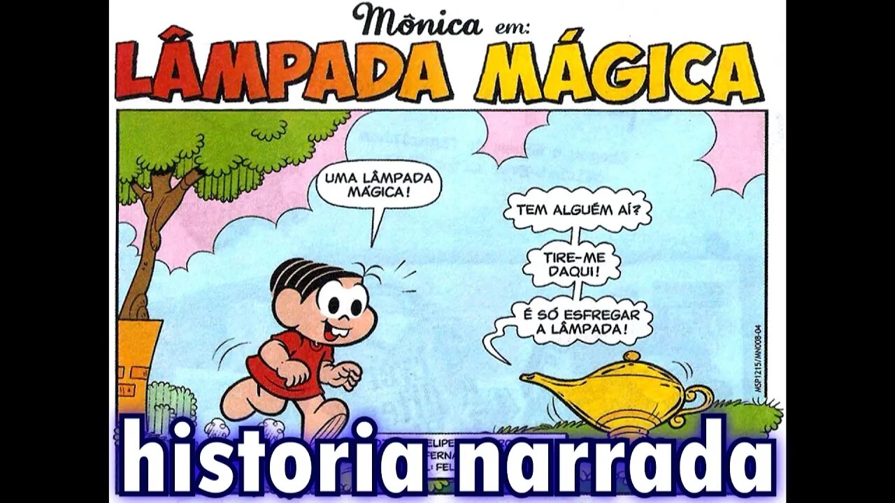 Mônica em-Lâmpada mágica | Gibis do Rapha