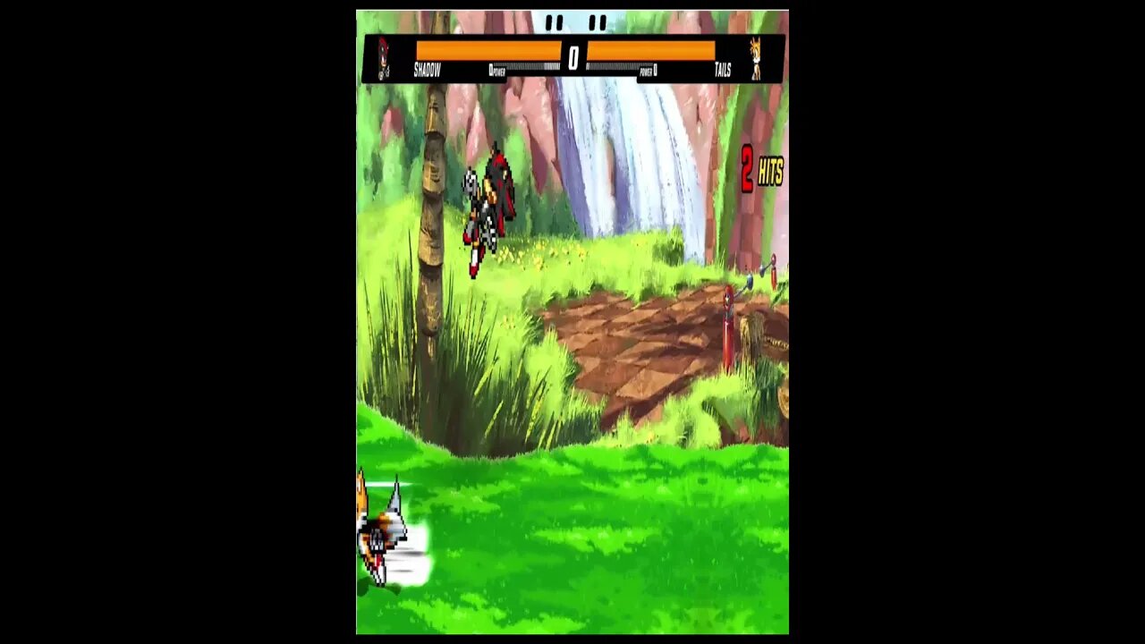 Shadow VS Tails I Sonic Mugen #shorts #short #shortvideo