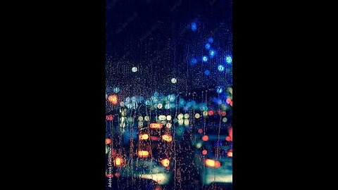 Night Rain enjoy with car