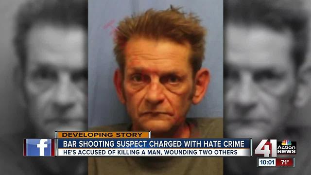 Man faces hate crime indictment in Olathe bar shooting