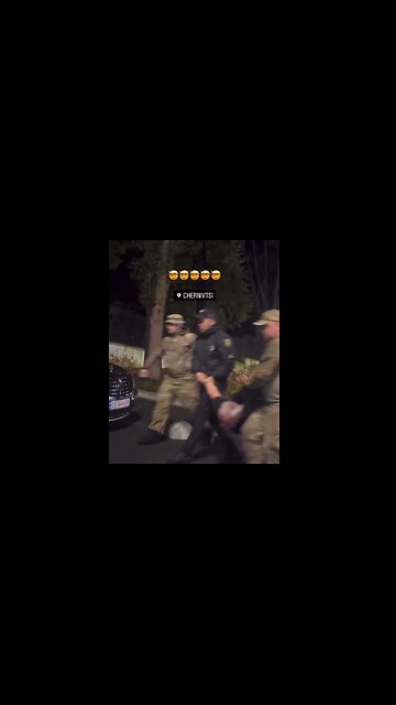 Two old men abducted by the Ukrainian Zelensky regime TCC abductors in Chernivtsi