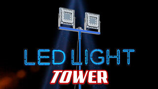 LED Light Tower Quadpod for Hazardous Locations