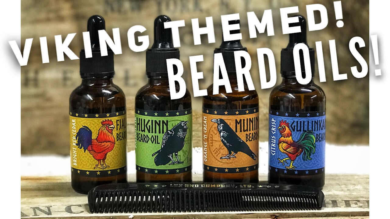 Viking Themed Beard Oils!