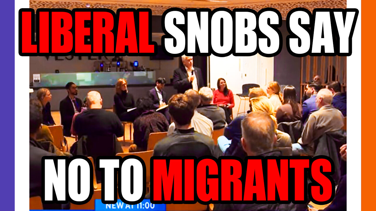 Snobby Libs Don't Want Migrants In Their Area