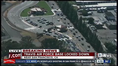 Northern California Air Force base on security lockdown