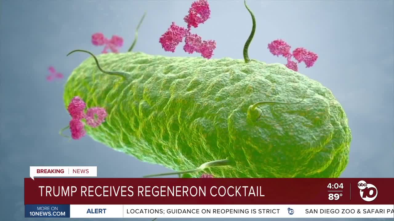 President Trump received drug cocktail for COVID-19