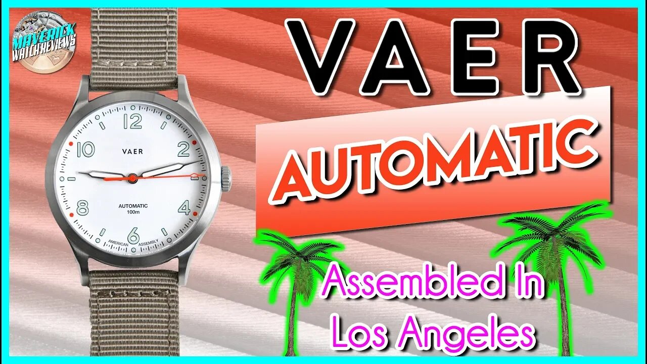 Sophomore Homerun! | VAER American Assembled or 100% Swiss Made 100m Automatic Unbox & Review