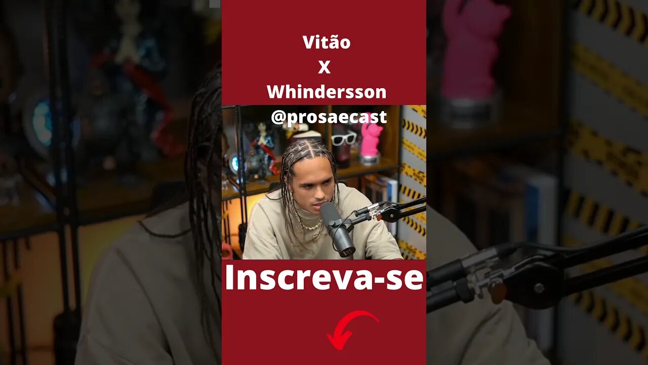 Vitão fala sobre Treta com Whindersson o cara é meu amigo #shorts